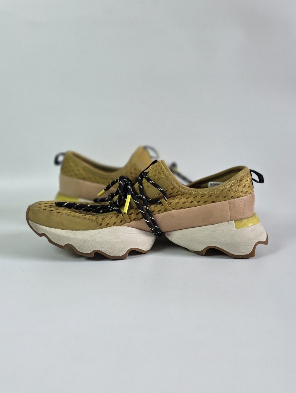 Sorel Kinetic Impact Lace Sneakers in Dioxide Gold Women's Size 7 - Picture 4 of 10